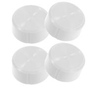 HONITANO 4 Pezzi Manopole di Controllo Temperatura Frigorifero e Congelatore in Plastica, Set da 4 Pezzi Sostituzione Manopole Termostato Regolatore Temperatura per Minifrigo, Facile