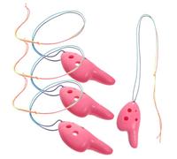 HONITANO 4 pezzi Ocarine Mini in Plastica Leggera Strumenti Musicali Facili da Suonare per Principianti e Regalo Ocarina per Apprendimento