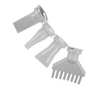 HONITANO 4 Pezzi Plastic Hair Dryer Nozzle Replacement For Dog Grooming Blower Abs Styling Attachments With Comb And Concentrator Tips For Precise Pet Drying