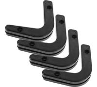 HONITANO 4 Pezzi Supporto Bilanciere da Parete in PP Portabarre Leggero e Resistente per Organizzazione Palestra Domestica e Stoccaggio Bilancieri Fitness