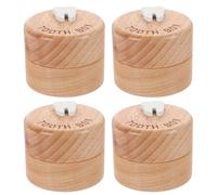 HONITANO 4 scatole portagioie per dentini da latte: contenitore per la raccolta dei dentini da latte - cofanetto in legno per conservare i, souvenir per feste per bambini, organizer per ricordi per