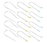 HONITANO 48 Pezzi 48 Clip per Bigodini Caldi in Acciaio Inox Resistenti al Calore, Set di Mollette a Forma di U per Fermare Rulli Riscaldanti da 1,9 CM, 2,54 CM e 3,81 CM, Adatte a Diversi