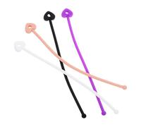 HONITANO 4pezzi Cinghie Silicone Per Spazzola Anti-perdita Supporto Per Spazzola Da Doccia Cinghia Per Shampoo Con Design Elastico Facile Da Pulire e Comodamente Trasportabile Per Uso