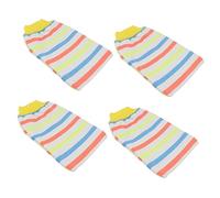 HONITANO 4pezzi Guanti Esfolianti Per Bagno Scrub Per Doccia Colorato Di Guanti Per La Pulizia Del Corpo Accessori Per Benessere Casa
