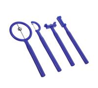 HONITANO 4pezzi Strumenti Per Allenamento Muscoli Della Bocca Trainer Linguale e Labiale Portatile in Plastica e Acciaio Per Terapia Del Linguaggio e Riabilitazione Della Lingua Ragazzo Rag