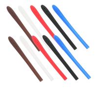 HONITANO 5 paia Gommini Antiscivolo per in Silicone Flessibile Impugnature Auricolari Sostituibili per Montature Compatibili con Bianco Blu
