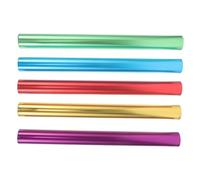 HONITANO 5 Pezzi Bastoni Staffetta in Lega di Alluminio Bastoni da Corsa Antiscivolo Leggeri per Gare Sportive Passaggio Preciso per Competizioni Outdoor e Scuola Colori Vivaci