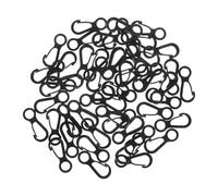 HONITANO 50 Moschettoni Mini a Forma di 8 in Plastica Resistente Clip da Arrampicata Compatte e Antiscivolo per Tende Zaini e Accessori Campeggio per attività Outdoor e Viaggi