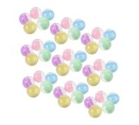 HONITANO 50 pezzi Capsule Vuote Trasparenti Macaron per Distributori Automatici Riempibili Contenitori in Plastica Resistenti e Colorati per Palline Sorpresa per Macchine Gomme e Gadget