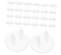 HONITANO 50 Pezzi Copripresa Sicurezza per Trasparente Protezione Isolante Antipolvere per Prese Elettriche Casa e Ufficio Copertura Sicura per Prevenire Contatti Elettrici