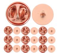 HONITANO 50 Set Chiusure per Spille Bloccaggio per Distintivi e | Ricambio per Distintivi, Progetti Fai da Te, Design Leggero e Sicuro, Confezione da Cinquanta Pezzi
