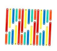 HONITANO 50 Strisce Geometriche Magnetiche in Plastica per Insegnamento Kit Didattico per Scuola con Lunghezze Diverse per Apprendimento Figure e