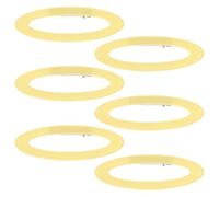 HONITANO 6 fermagli per capelli da angelo per donna - Accessori per costumi da Cupido - Graziosi fermagli per capelli da angelo per cosplay per travestimenti di San, giallo