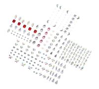 HONITANO 6 Fogli Sticker Brillantini Autoadesivi per Decorazioni Facciali Acriliche con Glitter per Festival e Party Adesivi per Makeup e Abbigliamento Festivo