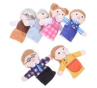 HONITANO 6 Marionette Dito in Morbido Peluche per Gioco Interattivo Educativo per Sviluppo Linguistico e Racconti Giocattoli per Prescuola