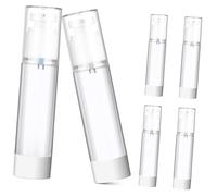 HONITANO 6 pezzi Bottiglie da Viaggio Riutilizzabili con Spray Nebulizzatore e Dispenser Lozione Contenitori Cosmetici per Trucco per Viaggi Palestra e Ufficio
