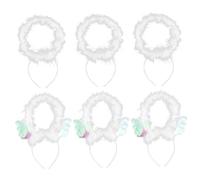 HONITANO 6 Pezzi Fascia Angeli Accessori per Costumi Design per Compleanni Halloween