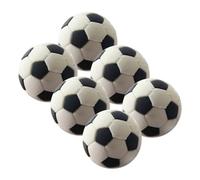 HONITANO 6 Pezzi Mini Palloni da Calcio in Miniatura per Decorazioni Casa delle Bambole, Accessori per Micro Paesaggistica Sportiva, Statuette di Calcio per Scene e Ambientazioni