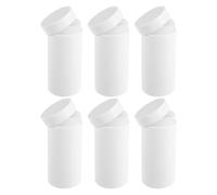 HONITANO 6 Pezzi Tubetti Deodorante Stick Vuoti 15Ml Plastica Bianca Riutilizzabili con Fondo Rotante per Lozioni Balsami e Profumi Solidi Contenitori Compatti per Cosmetici Fai da Te e