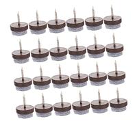 HONITANO 60 Pezzi Felt Chair Leg Floor Protectors in Nail Pads Heavy Duty Sliding Glide For Tables Chairs Stools Plastic Felt Pads To Prevent Floor Scratches