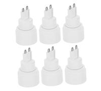HONITANO 6pezzi Convertitore Portalampada Da Adattatore Prolunga Resistente Al Estensione Base Per Ampliare Opzioni Illuminazione