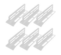 HONITANO 6pezzi Divisori Per Frigoriferi Piastra Divisoria Per Organizer Ripiani Separatore Frigorifero Multifunzionale