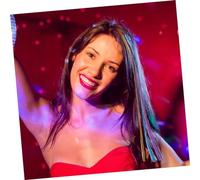 HONITANO 6pezzi Extension Per Capelli Glitterate Fili d Oro Accessori Per Capelli Per Donne Glitter Scintillanti Per Travestimenti e Feste