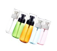HONITANO 6pezzi Flaconi Pompa Riutilizzabili Erogatori di Liquidi per Cosmetici Contenitori Vuoti Trasparenti per Viaggi Adatti per Oli Essenziali e Altri Prodotti Stili multipli