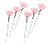 HONITANO 6pezzi Pennelli Ventaglio Per Trucco Spazzole Morbide Per Viso Per Fondotinta Blush e Polvere Strumenti Di Bellezza Professionali