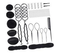 HONITANO 71 pezzi Accessori per Capelli Professionale Donut Hair Bun Maker e Strumenti per Acconciature Fai da Te Kit Styling Capelli per Chignon Facile Spessi e Sottili per Parrucchieri e