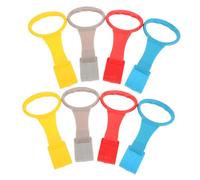 HONITANO 8 Pezzi Anelli da Tirare per Recinto Gioco Maniglie Colorate per Esercizi di Camminata e Supporto per Ragazzo Ragazza e Anelli Appendibili Sicuri con Fibbia Rimovibile Aiuto per