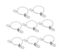 HONITANO 8 Pezzi Kit Ancoraggi Anti-ribaltamento per Mobili con Staffe in Metallo Resistente Sicurezza per Librerie Armadi e Comò Fissaggio Parete Rapido e Stabile