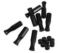 HONITANO 8 Pezzi Maniglie per Calcio Balilla in Plastica Nere Design Antiscivolo e Impugnatura Ergonomica per Sostituzione Accessori Biliardino da Tavolo