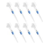 HONITANO 8 Pezzi Spazzolino da denti per protesi anziane kit portaspazzolino detergente per spazzolini da denti corsa della spazzola per la pulizia del fermo spazzolino ferma bocca