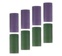 HONITANO 8 Tubi di Deodorante Vuoti: Contenitore per Stick di Deodorante da 40 G - Contenitori di Plastica Rotondi Avvitabili - Tubo Cosmetico Fai da Te per Barrette di Profumo Solido