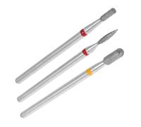 HONITANO 9pezzi Punte per Trapano per Unghie per Manicure Professionale Punta per Rimozione Cuticole Russa Punta di Ricambio per Manicure per Unghie Acriliche Salone di Bellezza Domestico