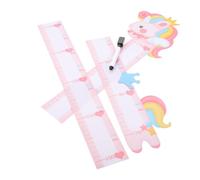 HONITANO Adesivi Murali Per Misurazione Altezza Bambini Animali Cartone Animato, Decorazione Cameretta Resistente e Removibile Senza Residui, Grafico Crescita Per Pareti Stanza Bambini