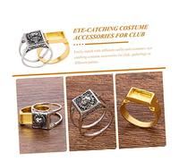 HONITANO Anello Leone Gotico in con Scomparto Segreto Design Vintage Resistente e Sicuro Uomo e Donna per Feste e Speciali