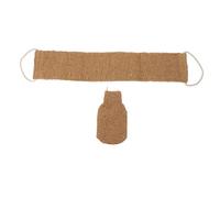 HONITANO Asciugamano Esfoliante da Bagno Guanto Esfoliante da Doccia Asciugamano Striscia Lunga per Corpo Strumenti per Esfoliare la Doccia Compatto e Leggero per Viaggi e Campeggio