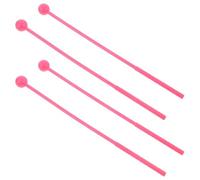 HONITANO Bacchette con Manico per in Plastica Rosa 2 Paia Percussioni e Cooperazione Gioco Sociale per Xilofono e Marimba Attività Genitore-figlio
