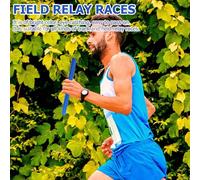 HONITANO Bastoncini da Corsa per Staffetta 2,8 Cm Testimone Passaggio Facile per Gare Sportive Ragazzo Ragazza e Adulti