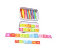 HONITANO Bastoncini di Legno per Contare e Calcoli Gioco Educativo Montessori per Bastoncini Numerici Colorati per Apprendimento Matematico e Sviluppo Logico