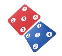 HONITANO Bersaglio da Appendere al Muro per Scherma a Doppia Faccia Quadrato Resistente e Antiperforazione Set da 2 Pezzi per Allenamento di Precisione in Casa e Palestra