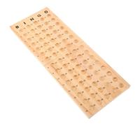 HONITANO Bingo Board in Legno per Palline da Vassoio Porta Palline per Giochi Bingo Accessorio Montessori per Apprendimento Numerico e Contenitore Ordinato per Feste e Gruppi Numerosi