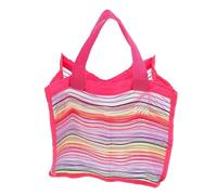 HONITANO Borsa da Spiaggia in Rete Manici Corti Grande Capacità Borsa Mare Donna Estiva Multiuso per Giochi Asciugamani e Accessori Viaggio