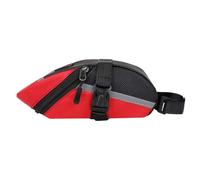 HONITANO Borsa Sottosella per Bicicletta in PVC Borsa Triangolare Posteriore Scomparti Multipli Spazio Ampio per Attrezzi e Smartphone per Mountain Bike e Bici da Strada Colore Rosso