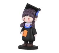 HONITANO Cake Topper Laurea Dottoressa in PVC Resistente Decorazione Torta per Festa e Cerimonia Graduazione Addobbo Versatile per Laurea