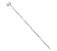 HONITANO Calibro di precisione: guida per circolare in acciaio inossidabile - guida di base per lavori di fresatura di precisione per lavorazione del legno fai da te 21,26x1,77x1,57 pollici