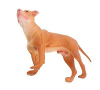 HONITANO Cane Cucciolo in Plastica Realistico Simulato per Educazione e Decorazione Materiale Durevole Vividamente e Rifinito