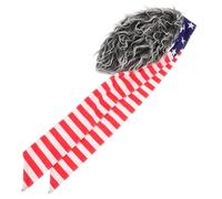 HONITANO Cappello Unisex Con Parrucca Corto e Fascia Accessorio Divertente Per Feste Tema Realizzato Resistente e Morbido Per Occasioni Quotidiane e Shopping